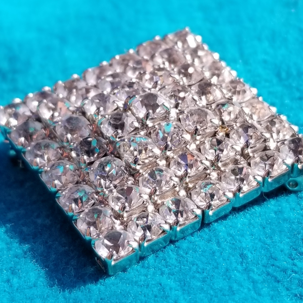 Vintage Rhinestone Brooch - Picture 5 of 13
